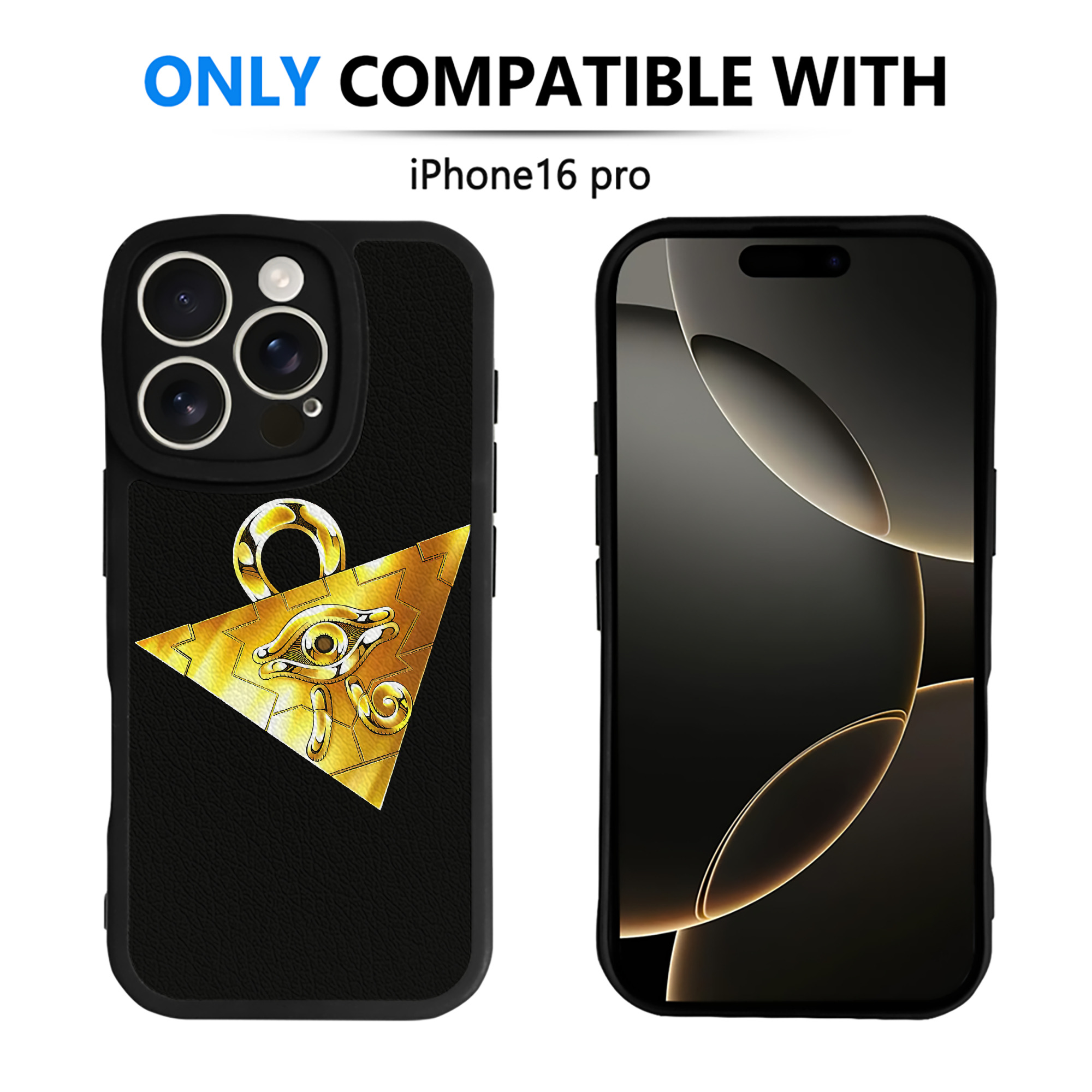 遊☆戯☆王 Yu-Gi-Oh! 【iPhone 16シリーズ対応】シリコンスマホケース（レザー調） 材質：シリコン